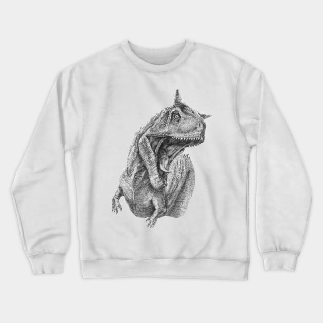 Carnotaurus Crewneck Sweatshirt by TimeSkiff